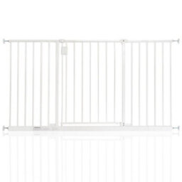 Safetots Extra Wide Hallway Gate, 134Cm - 140Cm, White, Pressure Fit Baby Gate For Hallways And Wide Spaces - thumbnail 1