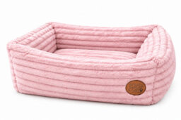 "Snug & Cosy Pets Alaska Faux Fur Dog Bed Pink-Uk Made Small 25 """ - thumbnail 2