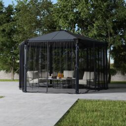 Palram - Canopia Grey Gazebo Netting, Pack Of 6 (L)2.17M (W)2.32M For Roma & Monaco - thumbnail 4