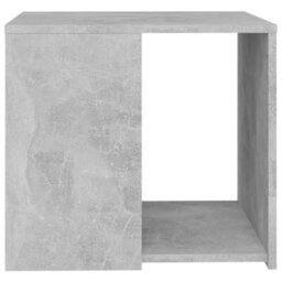 Berkfield Side Table Concrete Grey 50X50X45 Cm Engineered Wood - thumbnail 4