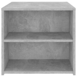 Berkfield Side Table Concrete Grey 50X50X45 Cm Engineered Wood - thumbnail 5