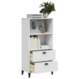 Berkfield Bookcase Viken White 60X35X123 Cm Engineered Wood - thumbnail 4