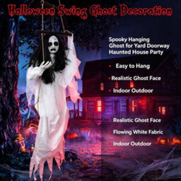 47Inch  Hanging Swinging Girl Creepy Doll - thumbnail 3