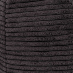 icon Dalton Cord Adults Bean Bag Recliner And Pouffe, Ready Filled Beanbag And Footstool Grey - thumbnail 8