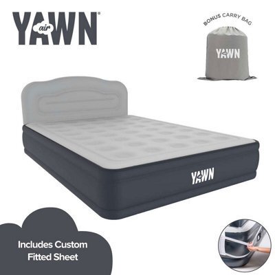 Drew & Cole Drew&cole Yawn Air Bed Deluxe - King Air Bed + Custom Fitted Sheet - image 1