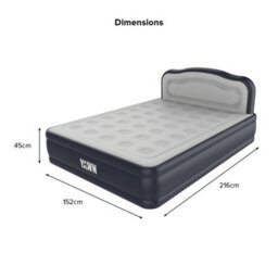 Drew & Cole Drew&cole Yawn Air Bed Deluxe - King Air Bed + Custom Fitted Sheet - thumbnail 6