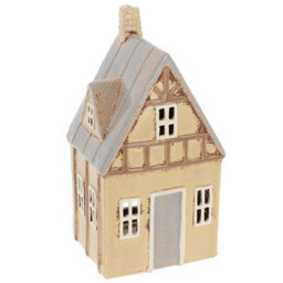 Village Pottery Tudor Garden House Tea Light Holder - thumbnail 1