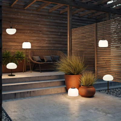 Nordlux Sponge Outdoor Plastic Pendant Battery Light 3-Level Dimming White,battery Led - image 1