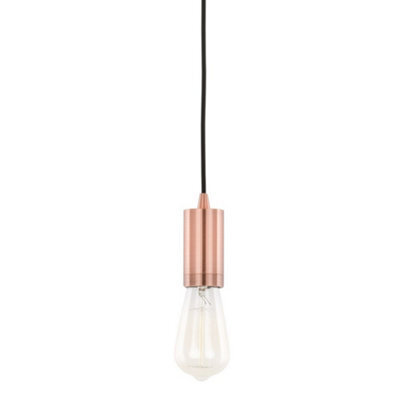 Luminosa Lighting Luminosa Modern Hanging Pendant Lamp Holders Red Copper 1 Light , E27 - image 1