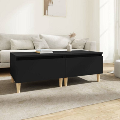Berkfield Side Tables 2 Pcs Black 50X46X35 Cm Engineered Wood - image 1