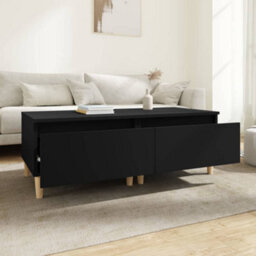 Berkfield Side Tables 2 Pcs Black 50X46X35 Cm Engineered Wood - thumbnail 3