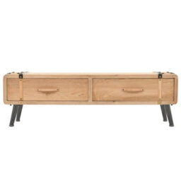 Berkfield Durable Tv Cabinet Solid Fir Wood 120X33X35 Cm - thumbnail 1