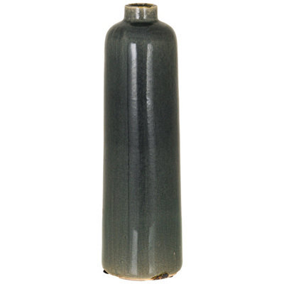 Hill Interiors Uk Homeliving Garda Grey Glazed Raine Vase - image 1