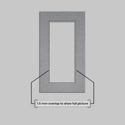 Ak Frames 16X9 Mid Grey Picture Mounts To Fit 12X5 Aperture Size - Mount Board Only (No Frame Included) - thumbnail 4
