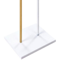 Wyld and Coco Luxor Freestanding Coat Rack Gold Steel 162Cm, 6 Hooks, Modern Hallway Organizer - thumbnail 7