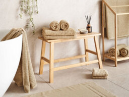Beliani Set Of 11 Towels Atai Cotton Sand Beige - thumbnail 2
