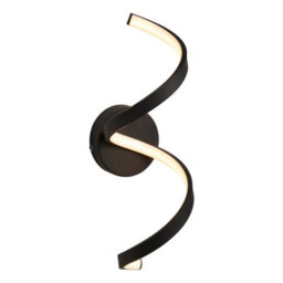 FNX Bathrooms Astral Led Wall Light - Textured Black Finish Warm White 3000K Corrosive Resistant Ip44 Rated - thumbnail 2