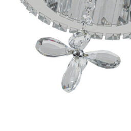 Thehotsale Chorme Finish Round Crystal Ceiling Light With Crystal Pendant 20Cm Dia - thumbnail 6