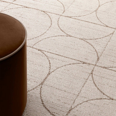 The Rug Edit Oslo Os03 Ellipse Brown Rug - 80X140Cm - image 1