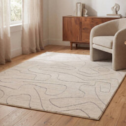 The Rug Edit Oslo Os03 Ellipse Brown Rug - 80X140Cm - thumbnail 3