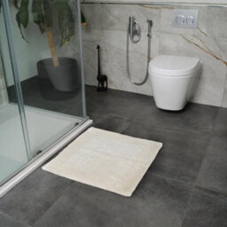 Allure Bath Fashions Elegance Reversible Heavyweight Shower Mat - Cream - thumbnail 4