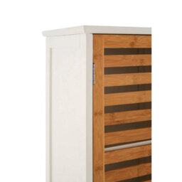 Orsina Practical Design 2 Single 4 Inner Shelves Standing Cabinet, Big Impact Display Cabinet, Slim Storage Unit - thumbnail 7