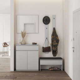 Arte Grey Simply 4 Mirror W92Cm X H77Cm X D2Cm - Modern Neutrality - thumbnail 3