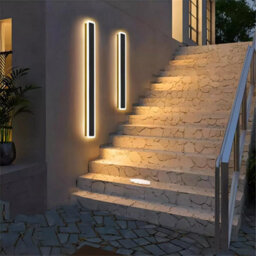 Modern Outdoor Wall Lights Acrylic Waterproof Sconce Lighting For Porch Patio Garage Entry House 100Cm ( Warm Light) - thumbnail 2
