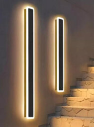 Modern Outdoor Wall Lights Acrylic Waterproof Sconce Lighting For Porch Patio Garage Entry House 100Cm ( Warm Light) - thumbnail 1