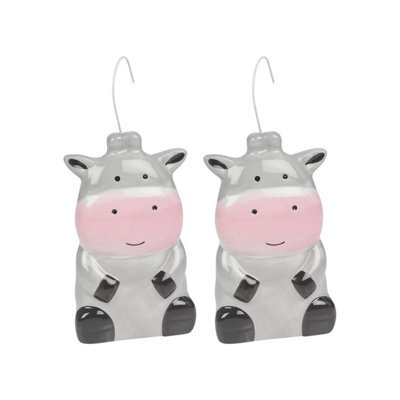 Urbn-Living Hippo, Set Of 2 - Ceramic Hanging Radiator Humidifier Animated Characters - image 1