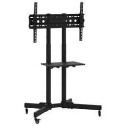 Berkfield Tv Stand On Wheels 32-70 Inch Screen Max Vesa 600X400 mm 50Kg - thumbnail 2