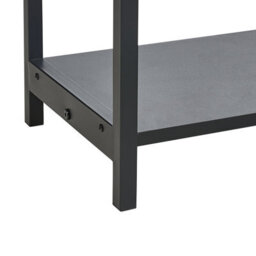 Beliani Rustic Console Table Opoco Black - thumbnail 8