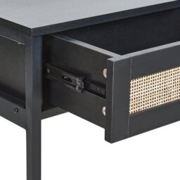 Beliani Rustic Console Table Opoco Black - thumbnail 7