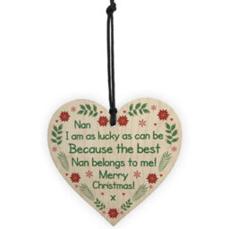 Red Ocean Nan Christmas Tree Decoration Bauble Gift For Nan Nanny Grandparent Gifts For Her - thumbnail 5