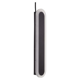 Thehotsale Oval Black Outdoor Ip65 Waterproof Long Wall Led Light 40Cm H - thumbnail 5