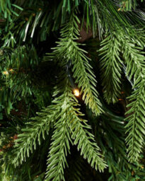 WeRChristmas Pre Lit Victorian Christmas Tree With Berries Pinecones And Warm White Leds 8Ft - thumbnail 4