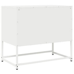 Berkfield Tv Cabinet White 68X39X60.5 Cm Cold-Rolled Steel - thumbnail 8