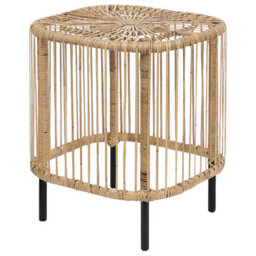Beliani Set Of 2 Coffee Tables Cesenatico Rattan Natural - thumbnail 5