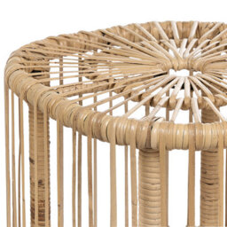 Beliani Set Of 2 Coffee Tables Cesenatico Rattan Natural - thumbnail 9
