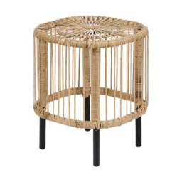 Beliani Set Of 2 Coffee Tables Cesenatico Rattan Natural - thumbnail 7