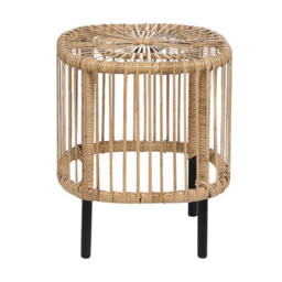 Beliani Set Of 2 Coffee Tables Cesenatico Rattan Natural - thumbnail 8