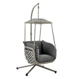 Livivo Kira Rattan Canopy Swing Chair