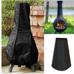 Bbq Chimnea Chiminea Cover Protector Outdoor Garden Waterproof Furniture Cover - thumbnail 2