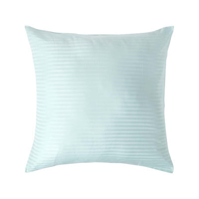 Homescapes Blue Continental Egyptian Cotton Pillowcase 330 Tc, 80 X 80 Cm - image 1