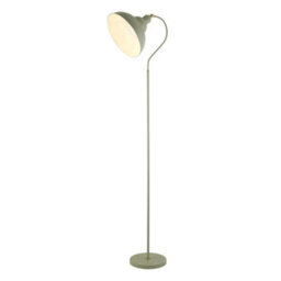 Lighting Collection Dortmund Sage Green Arch Floor Lamp - thumbnail 1