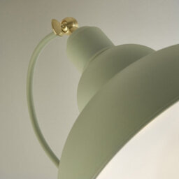 Lighting Collection Dortmund Sage Green Arch Floor Lamp - thumbnail 3