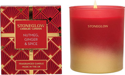 Stoneglow Candles Seasonal Tumbler Candle - Nutmeg, Ginger & Spice - image 1