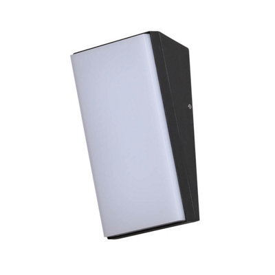 Luminosa Lighting Luminosa Fama Outdoor Flush Wall Lamp Black 4000K Neutral White Ip65 - image 1