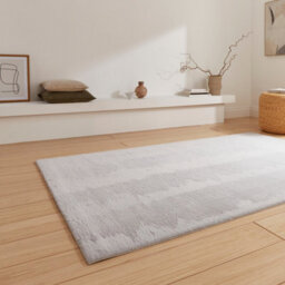 Grey Plain 13mm Thick Super-Soft Stain-Resistant Rug For Bedroom, & Dining Room, Easy To Clean Modern Rug-80Cm X 150Cm - thumbnail 4