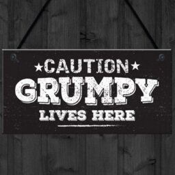 Red Ocean Shed Man Cave Signs Grumpy House Door Plaque Garden Summerhouse Sign Gifts For Dad - thumbnail 4